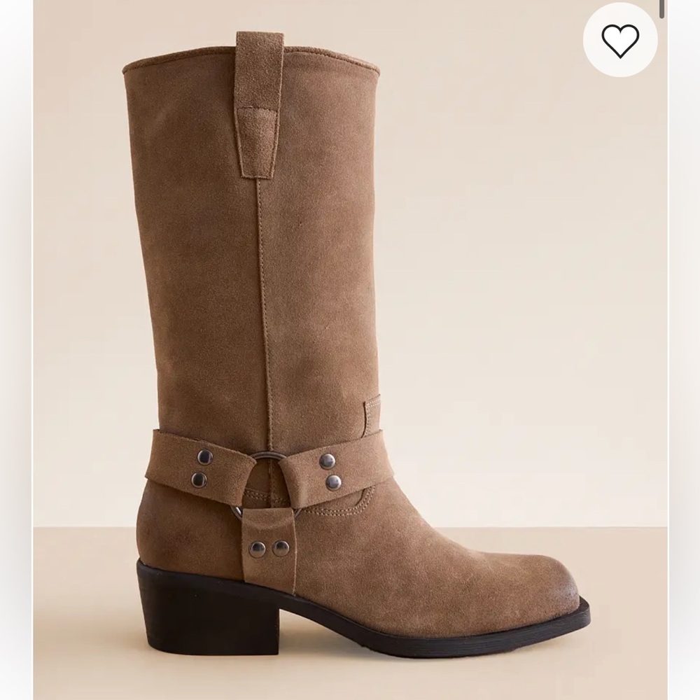 NWT Steve Madden Ruskin taupe beige suede boots size 9.5